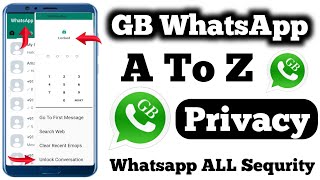 GB WhatsApp A To Z  Privacy & Sequrity Setting || Gb Whatsapp All Sequrity settings In Hindi