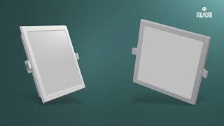 Polycab Scintillate 3 in1 LED Panel Square Light