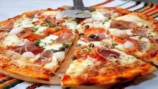 Как приготовить пиццу с сыром и беконом | How to cook a pizza with cheese and bacon