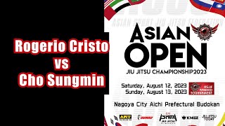 Asian Open 2023 - Rogerio Cristo (Evox Bjj) vs Cho Sungmin (Overlimit Korea)