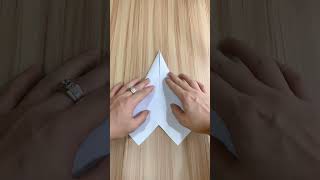 vvv review hướng dẫn xếp máy bay✈️giấy origami bay với quỷ đạo vòng tròn⭕️vô cùng ảo diệu👍 #shorts