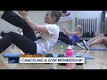 How to cancel a health club membership