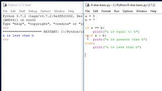 Python Tutorial 5: Intro to If-Else