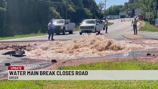 Greer CPW crews, SCDOT worked Thursday to restore water to thousands of customers