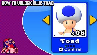 New Super Mario Bros. U Deluxe - How To Unlock Blue Toad