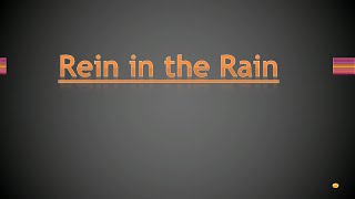 Lose 4000 Pounds   Rein in The Rain