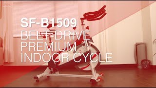 Sunny Health & Fitness SF-B1509 Belt Drive Premium Indoor Cycling Bike