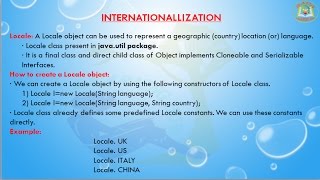 Lesson - 1 : i18n - Locale class in Internationalization in Java Programming