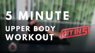 Fit In 5 with Marvin Ambrosius | Upper Body Workout