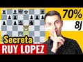 Gana 70% de tus partidas con línea SECRETA Ruy López