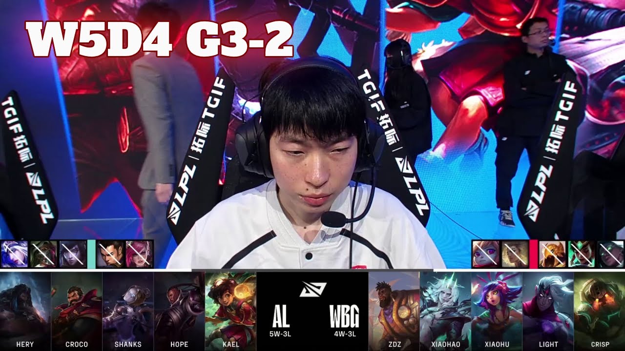 WBG Vs AL - Game 2 | Week 5 Day 4 LPL Spring 2024 | Anyone's Legend Vs ...