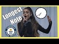 Ariana Grande Breaks Record For Longest Note Ever Held!