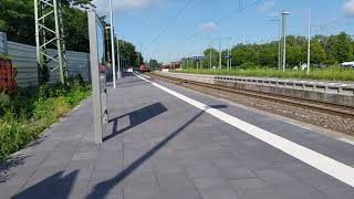 Einfahrt am Bahnhof Castrop-Rauxel-hbf, S2 Sonderzug nach Dortmund hbf