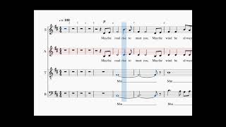 Old Irish Blessing, alto, music by Denes Agay