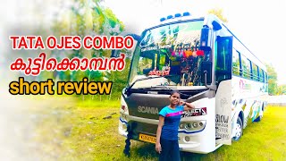 Tourist Bus Review | Ojes TATA combo 34 seat Mini bus malayalam review | bus video Malayalam