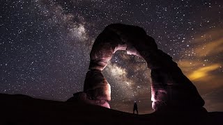 10 Hours of STARSCAPES -The Most Relaxing Music for Deep Sleep \u0026 Relaxation | AstroLapse Scenes