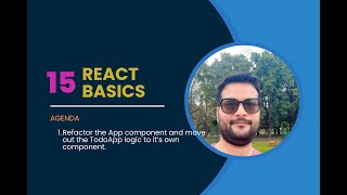How to refactor reactjs root component? Move out the TodoApp to own component. #reactjs #jsx #coding