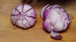 ஒரு தடவை வெங்காய பக்கோடா இப்படி செய்யுங்க | Onion Pakoda in Tamil | Blooming Onion in Tamil