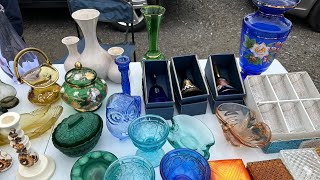 4.05. 2024 Барахолка блошиный рынок Прага Чехия. 😻Стекло и бижутерия. 😻 Czech flea market Prague 😻