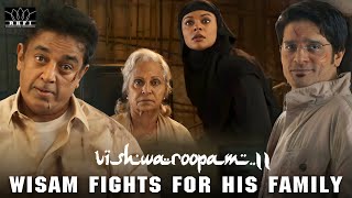 Wisam Fights For His Family | Vishwaroopam 2 | Hindi | Kamal Hassan | Andrea Jeremiah | RKFI