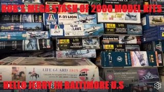 ROB'S AMAZING STASH OF 2000 1/35, 1/48, 1/72 ETC. TAMIYA, ITALERI, EDUARD, MATCHBOX, ICM; EPISODE 1.