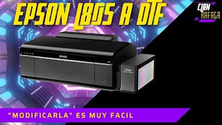 conversión de epson L805 a DTF