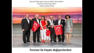 forever şirketinin en üst kariyerine geldik.sayısız yüzlerce insan gibi bizimde hayatımız ediğişti