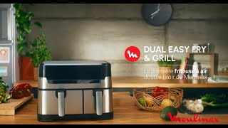 MOULINEX |Dual Easy Fry \u0026 Grill : la première friteuse à air double tiroir !