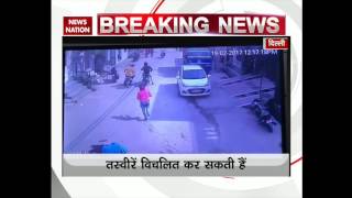 CCTV footage of murder in delhi, a person kills youth in Najafgarh, Delhi