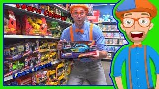 Learn Colors with Blippi Toy Store in 4K - Educational videos for Preschoolers
