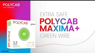 POLYCAB Maxima + Green wire#polycab #wire#wiring 🔥