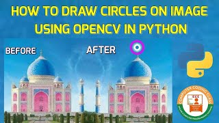 How to Draw Circle in Opencv Python | Opencv Python Tutorial | Computer Coding Class
