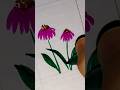 4 Hacks to do easy flowers| satisfying creative art  #shorts #viral #brushpen #art #diy