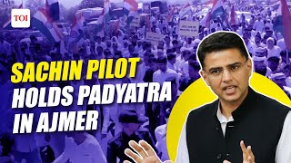 Sachin Pilot Launches 'Jan Sangharsh Yatra' from Ajmer | Congress in Crisis in Rajasthan