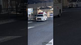 淀川区から北区に戻る救急車351（大阪市消防局）