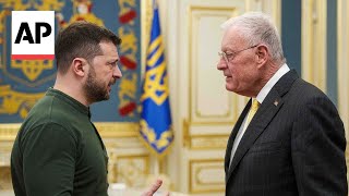 Zelenskyy greets Trump’s Ukraine envoy but press conference cancelled