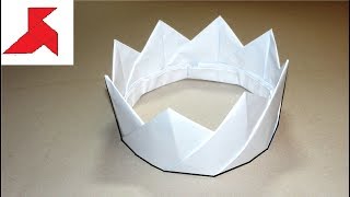 DIY 👑 - How to make CROWN from A4 paper