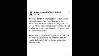 Resume semaine lan de tout note ki soti nan police nationale d'haiti - pnh