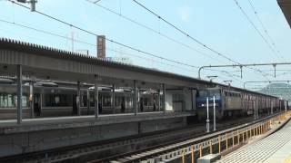 1092レ　EF200 4　警笛有り!!　　姫路駅　　2013年11月