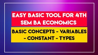 Easy Basic Tool | Basic Concepts | Variables \u0026 constant | Malayalam |