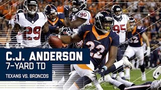 C.J. Anderson Scores 1st TD of the Game! | Texans vs. Broncos | NFL