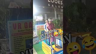 vr funny moments 😁🤣 #rollercoaster #funny #vrfails