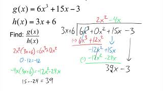 Polynomial Long Division with Placeholders