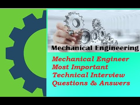 Mechanical Engineering Technical Interview Questions And Answers. - YouTube