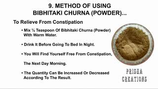 BIBHITAKI AND ITS HEALTH BENEFITS