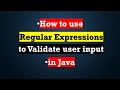 REGULAR EXPRESSIONS IN JAVA | Java Regex Tutorial | Java Training | Address validation