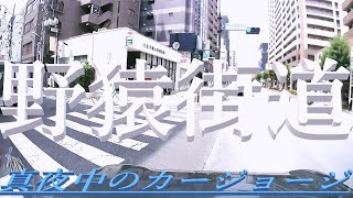 ―  真夜中のカージョージ  ―⑨野猿街道(東京都道160号 下柚木八王子線・野猿街道部分全線)起点：横山町郵便局前交差点～終点：八王子市下柚木交差点【東京都道160線】【下柚木八王子線】【野猿街道】