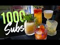 My Top 5 Favorite Cocktails | 1000 SUBSCRIBER SPECIAL!! | Rob's Home Bar