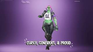 Curvy, Confident, and Proud💜 #Fortnite #FortniteGirls #BodyPositivity #CurvyAndProud #PositiveVibes