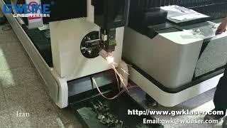 Iran Customer Feedback For G.weike  LF3015LNR  Fiber Laser Metal Cutter